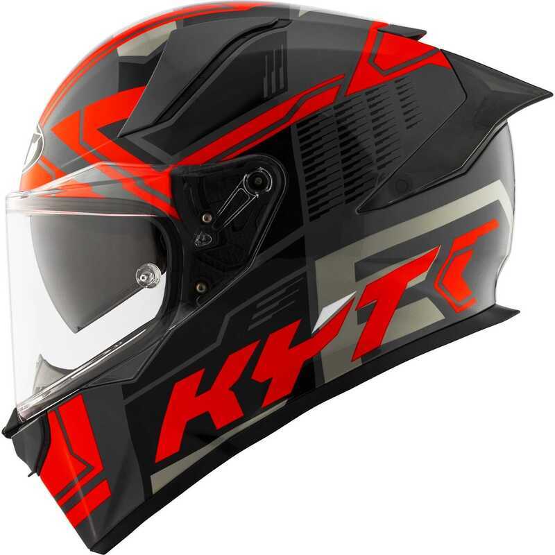 KYT R2R KASK OCTANE RED - Görsel 4