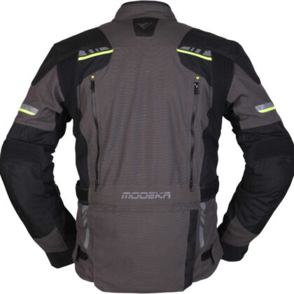 MODEKA TARAN Waterproof Ceket Siyah Koyu Gri