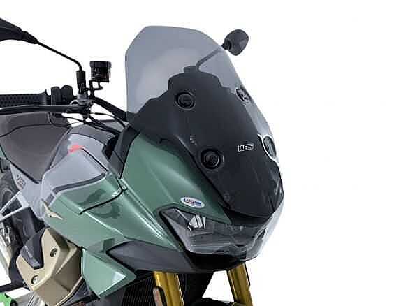 WRS Moto Guızzı V100 Mandello / S 2023-2026 Caponord Rüzgar Siperliği Koyu Füme