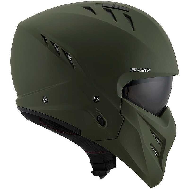 SUOMY Armor Kask Plaın Mat Yeşil - Görsel 3