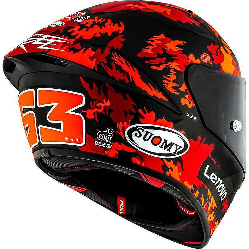 SUOMY S1-Xr Gp Kask Bagnaıa Edıtıon 2025 Matt - Görsel 8