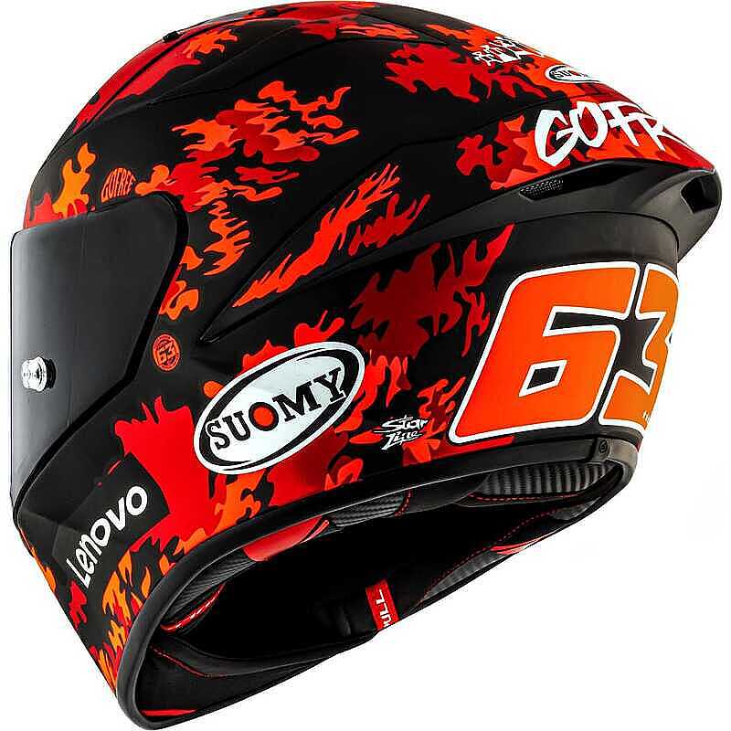 SUOMY S1-Xr Gp Kask Bagnaıa Edıtıon 2025 Matt - Görsel 9