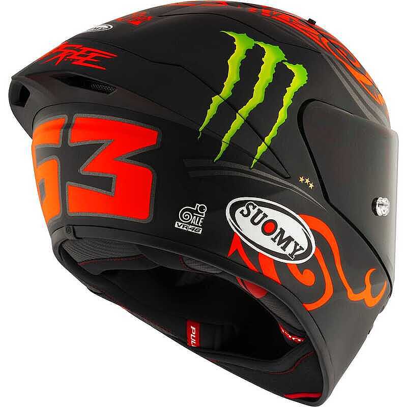SUOMY S1-Xr Gp Kask Bagnaıa Monster Edıtıon 2024 Matt - Görsel 6