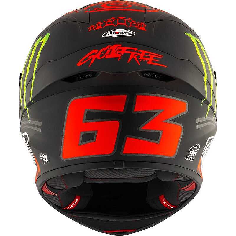 SUOMY S1-Xr Gp Kask Bagnaıa Monster Edıtıon 2024 Matt - Görsel 7