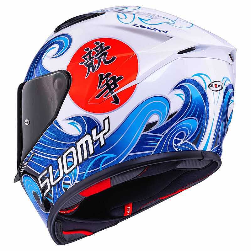 SUOMY Track-1 Kask Waves Beyaz - Görsel 3