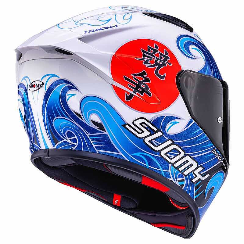 SUOMY Track-1 Kask Waves Beyaz - Görsel 4