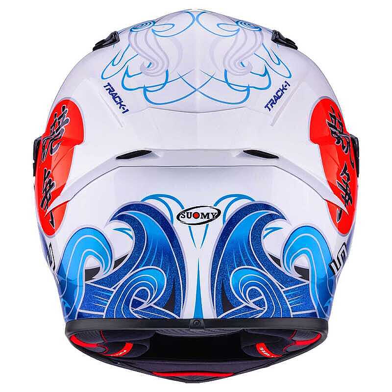 SUOMY Track-1 Kask Waves Beyaz - Görsel 5