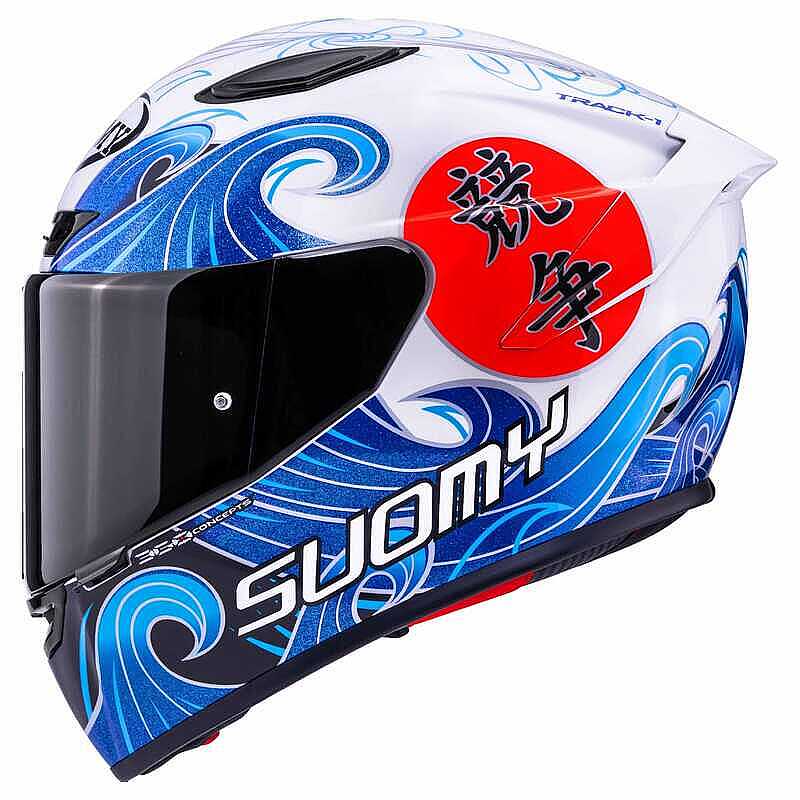 SUOMY Track-1 Kask Waves Beyaz - Görsel 6