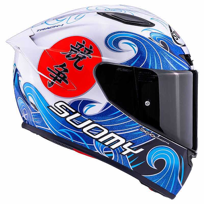 SUOMY Track-1 Kask Waves Beyaz - Görsel 7