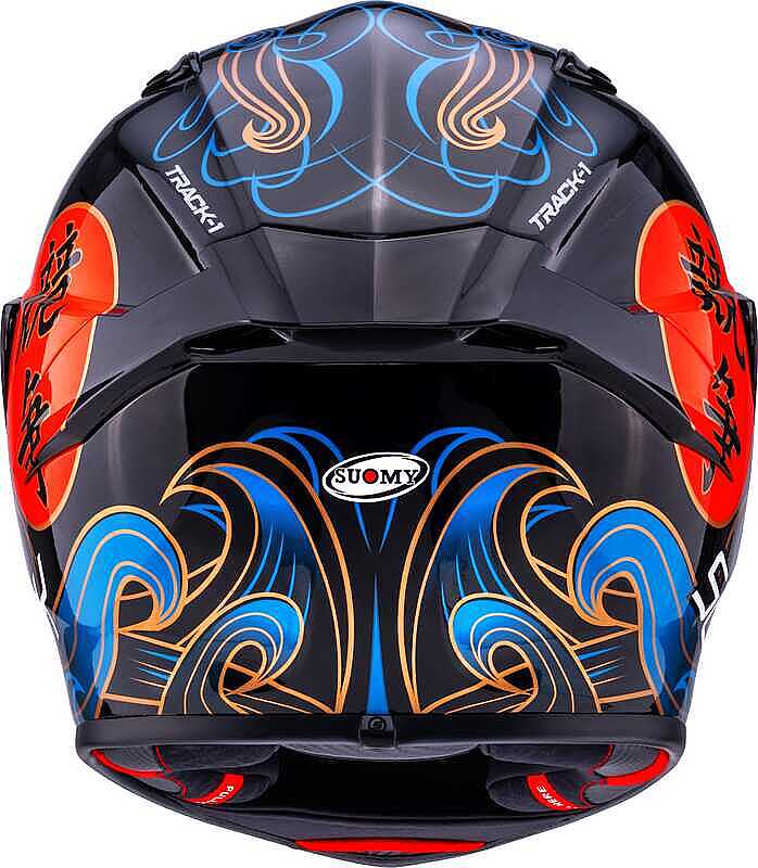 SUOMY Track-1 Kask Waves Siyah - Görsel 4