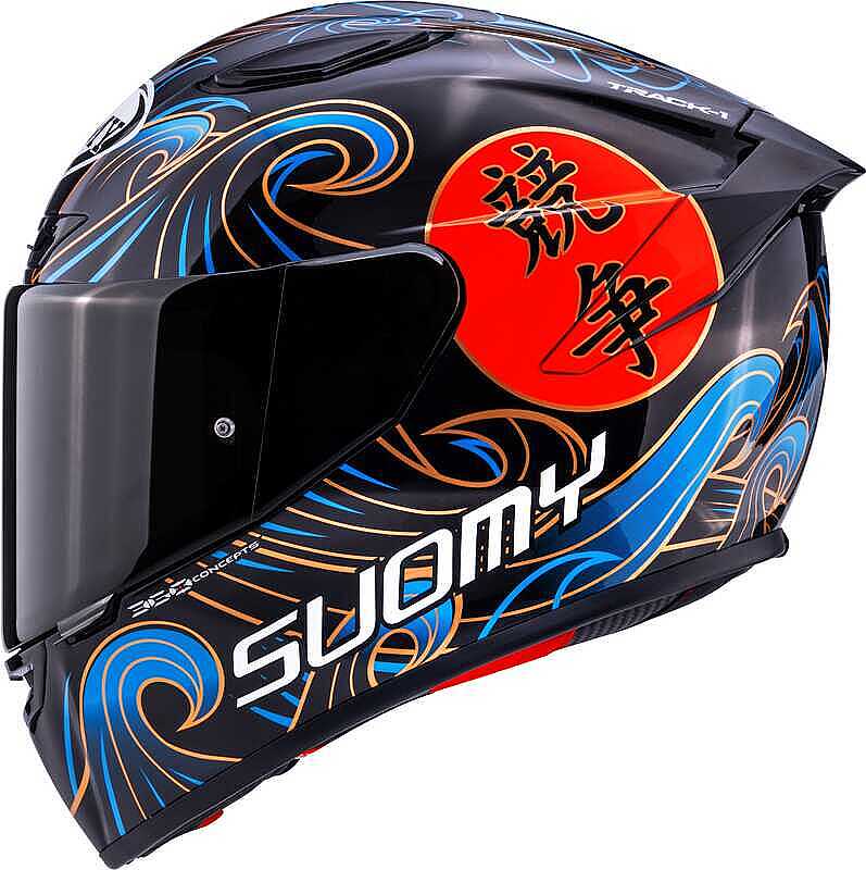 SUOMY Track-1 Kask Waves Siyah - Görsel 5