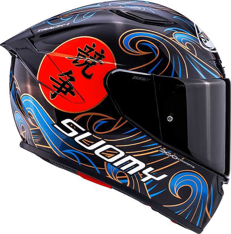 SUOMY Track-1 Kask Waves Siyah - Görsel 7
