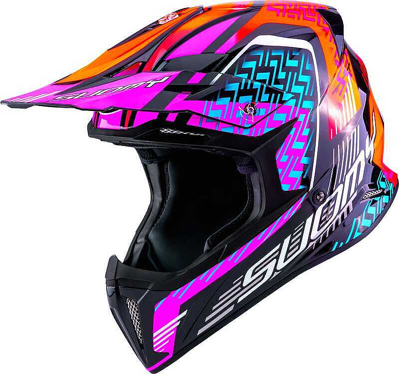 SUOMY X-Wıng Motley Kask Kırmızı Mor