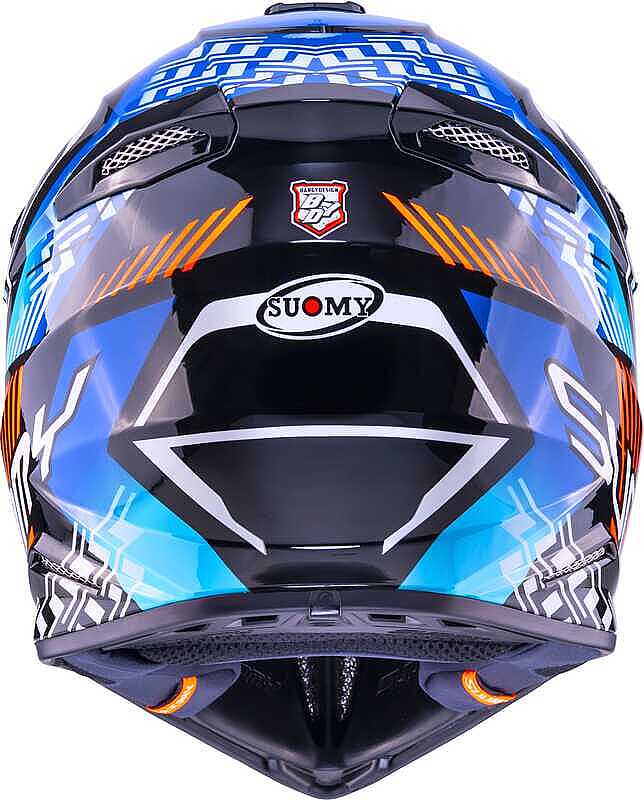 SUOMY X-Wıng Motley Kask Mavi Siyah - Görsel 4