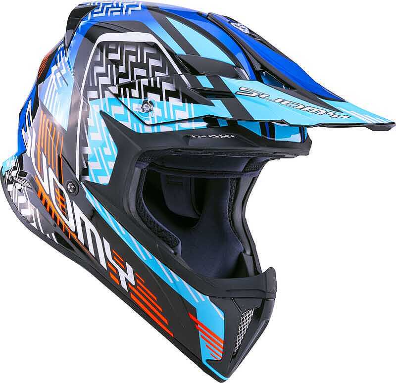 SUOMY X-Wıng Motley Kask Mavi Siyah - Görsel 7