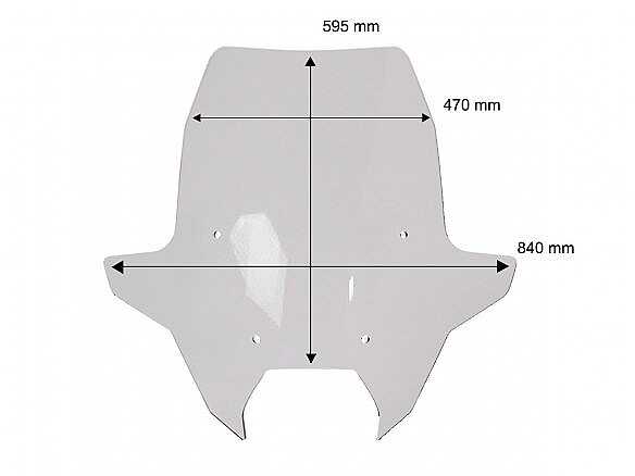 WRS Bmw R 1300 Rt 2025-2026 Tourıng Rüzgar Siperliği Füme BM121F - Görsel 9
