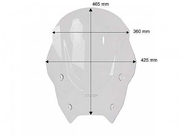 WRS Bmw R1300 Rs 2025 - 2026 Tourıng Rüzgar Siperliği Koyu Füme BM118FS - Görsel 5