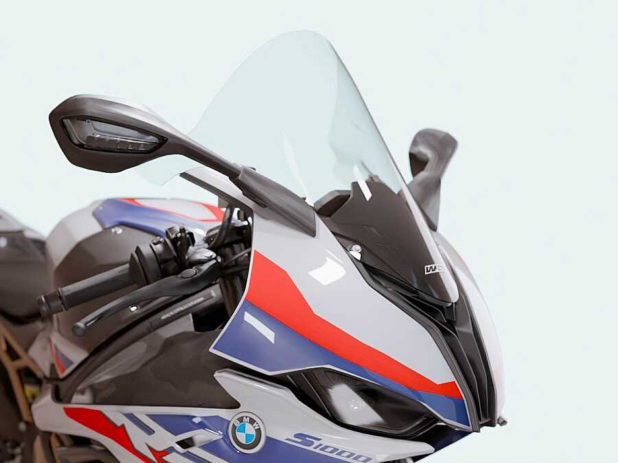 WRS Bmw S1000 Rr 2019-2024 Yüksek Yarış Camı Şeffaf BM051T