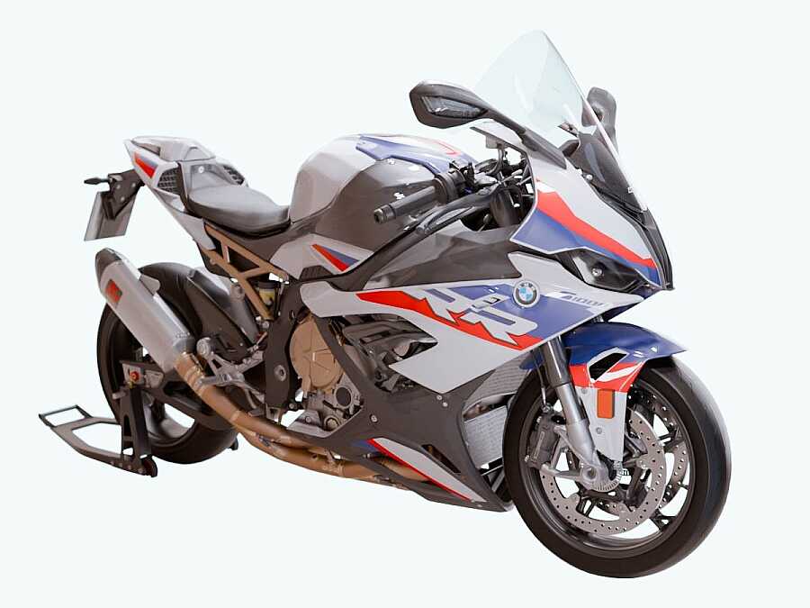 WRS Bmw S1000 Rr 2019-2024 Yüksek Yarış Camı Şeffaf BM051T - Görsel 9