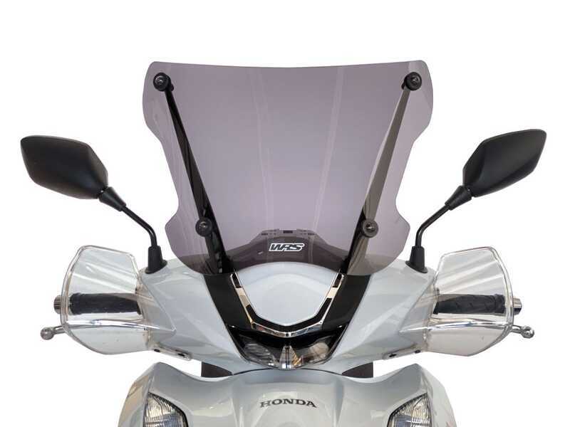 WRS Honda Sh 125 2020-2024 Rüzgar Siperliği Koyu Füme