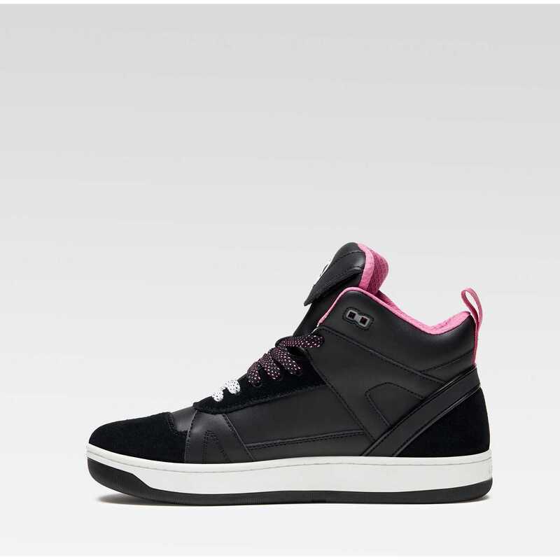 XPD Moto-1 Deri Lady H2OUT Sneakers Siyah - Görsel 2