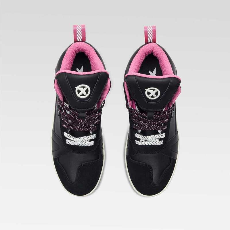 XPD Moto-1 Deri Lady H2OUT Sneakers Siyah - Görsel 4