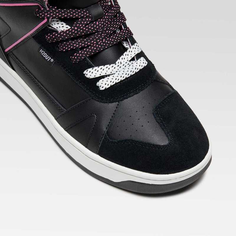 XPD Moto-1 Deri Lady H2OUT Sneakers Siyah - Görsel 9