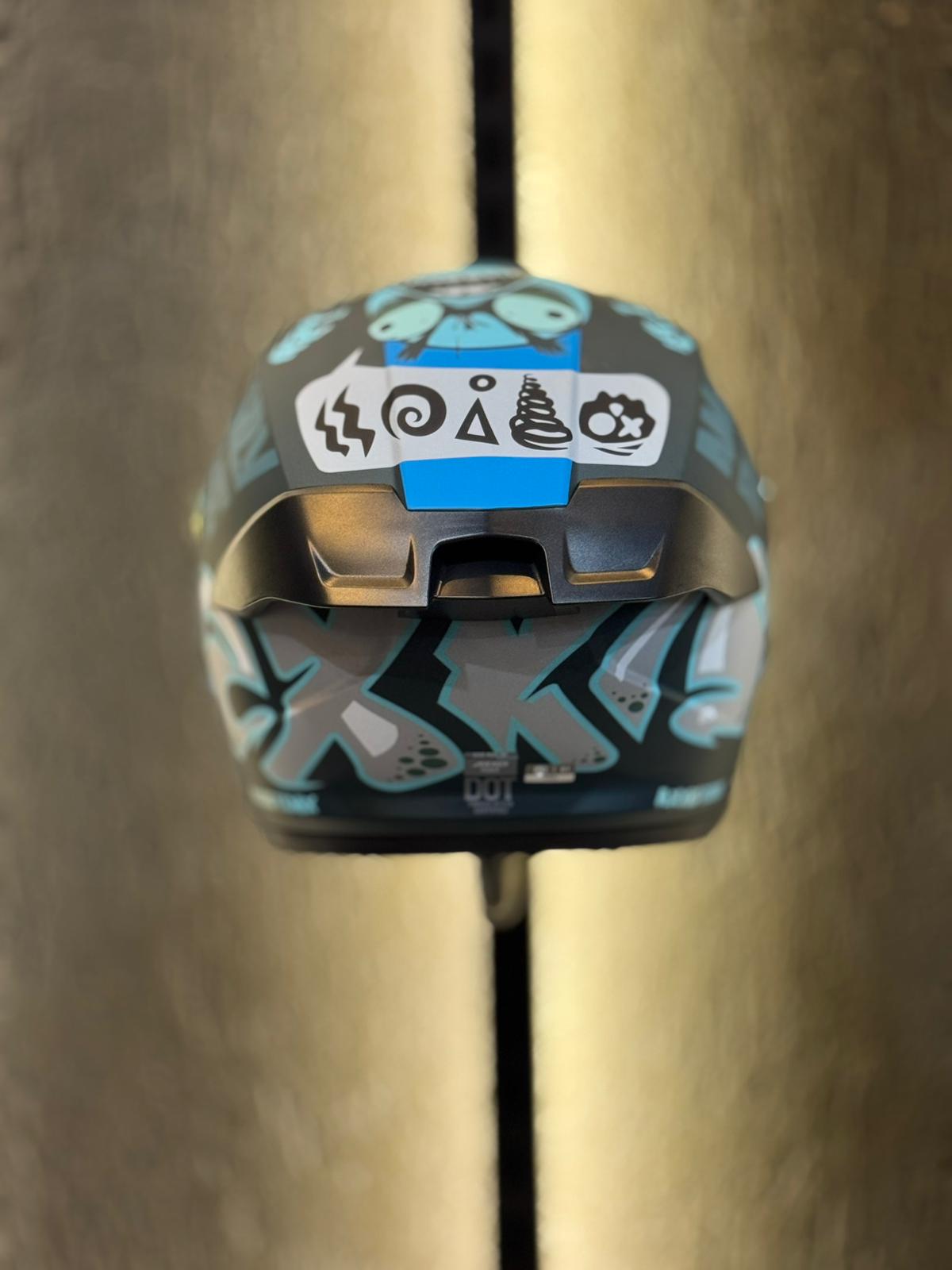Axxis Fenix Angry Face Mat Mavi - Görsel 4