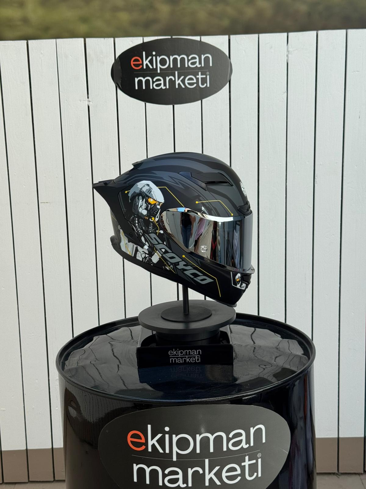 Cyber Kapalı Kask - Görsel 4