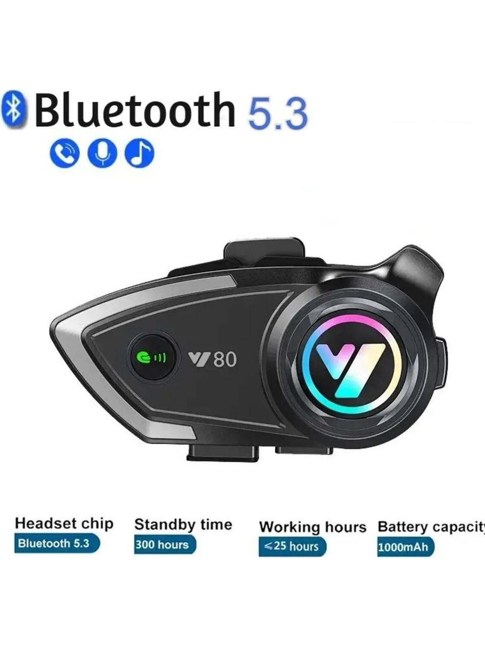 Y80 Motosiklet Kask Kulaklık Intercom