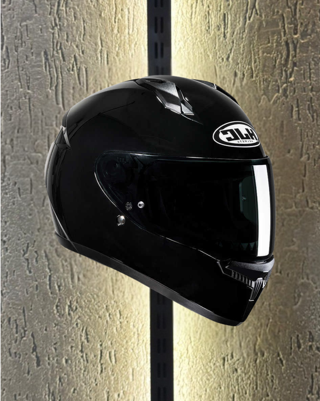 HJC C10 KASK PARLAK Siyah - Görsel 2