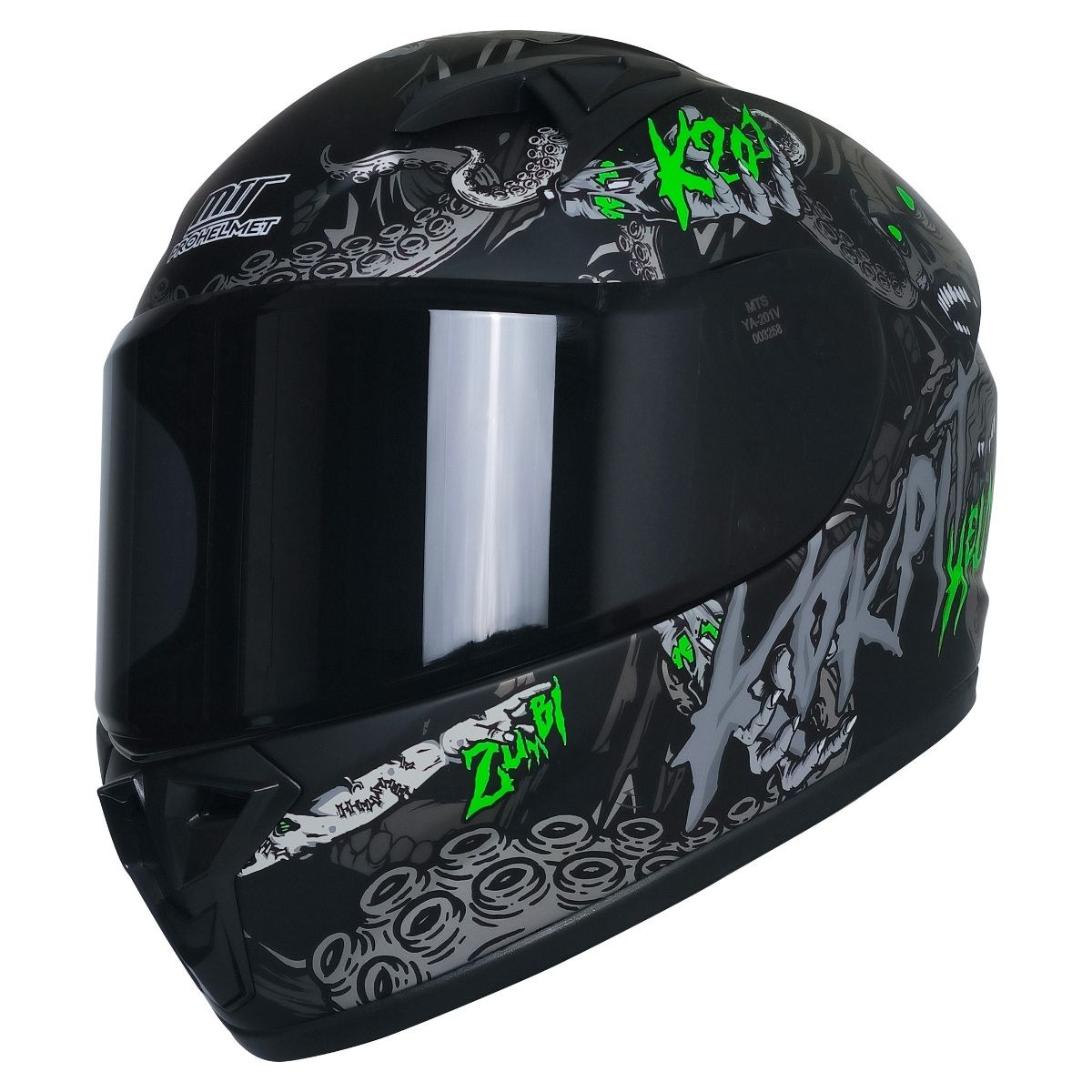 MTS Pro Helmets M-201 Siyah Çocuk Kaski - Görsel 3