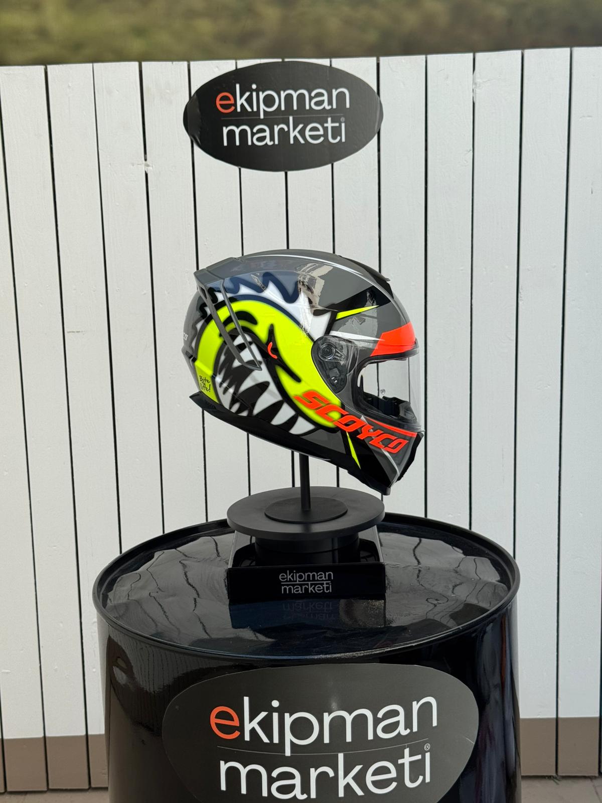 SHARK KAPALI KASK - Görsel 3