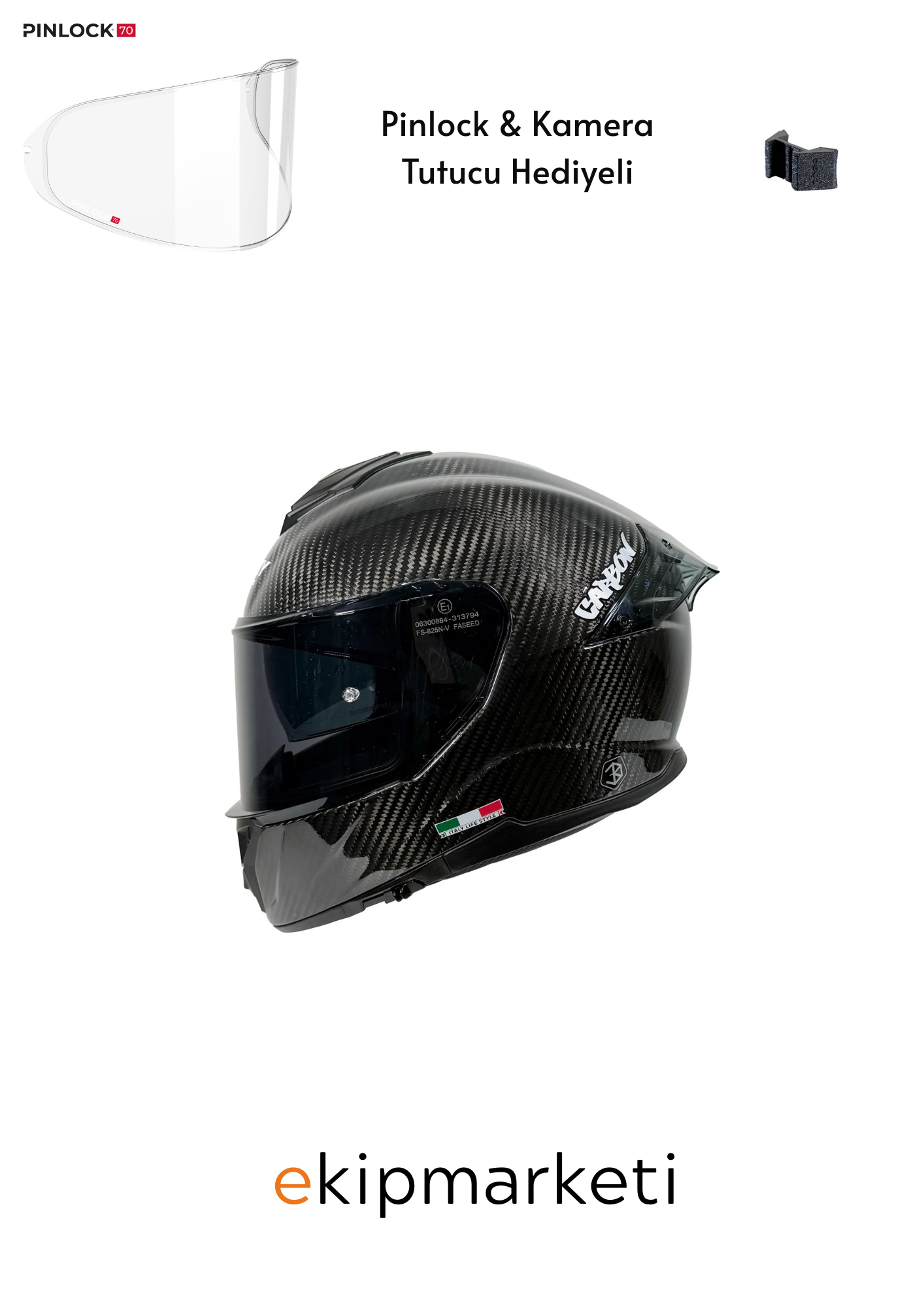 SWAY GLOSS CARBON Fiber FULFACE HELMET