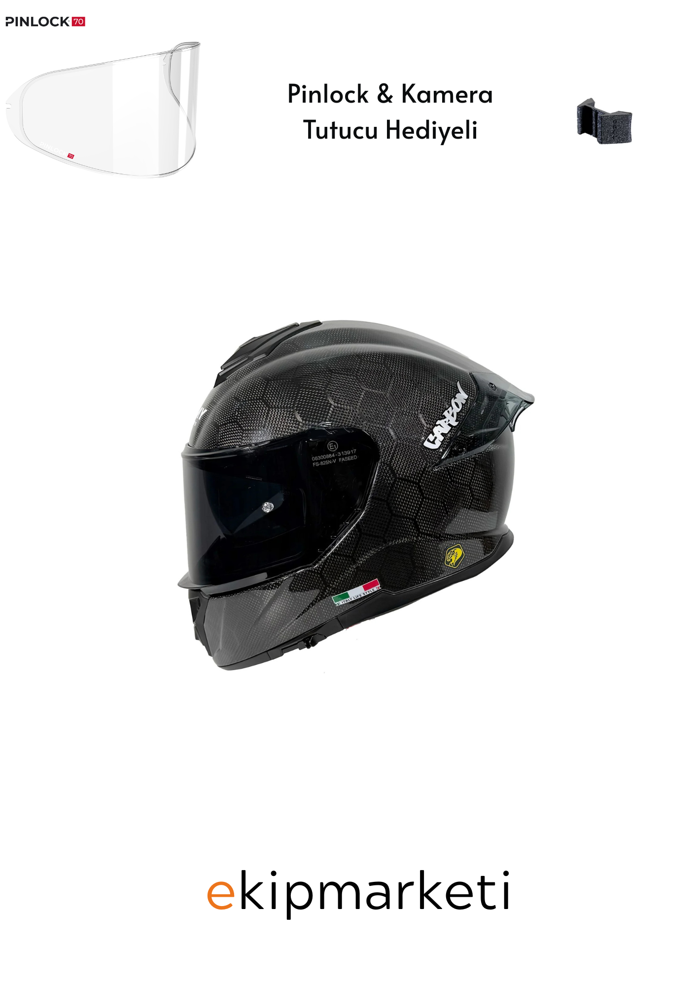 SWAY SNAKE CARBON Fiber FULFACE HELMET