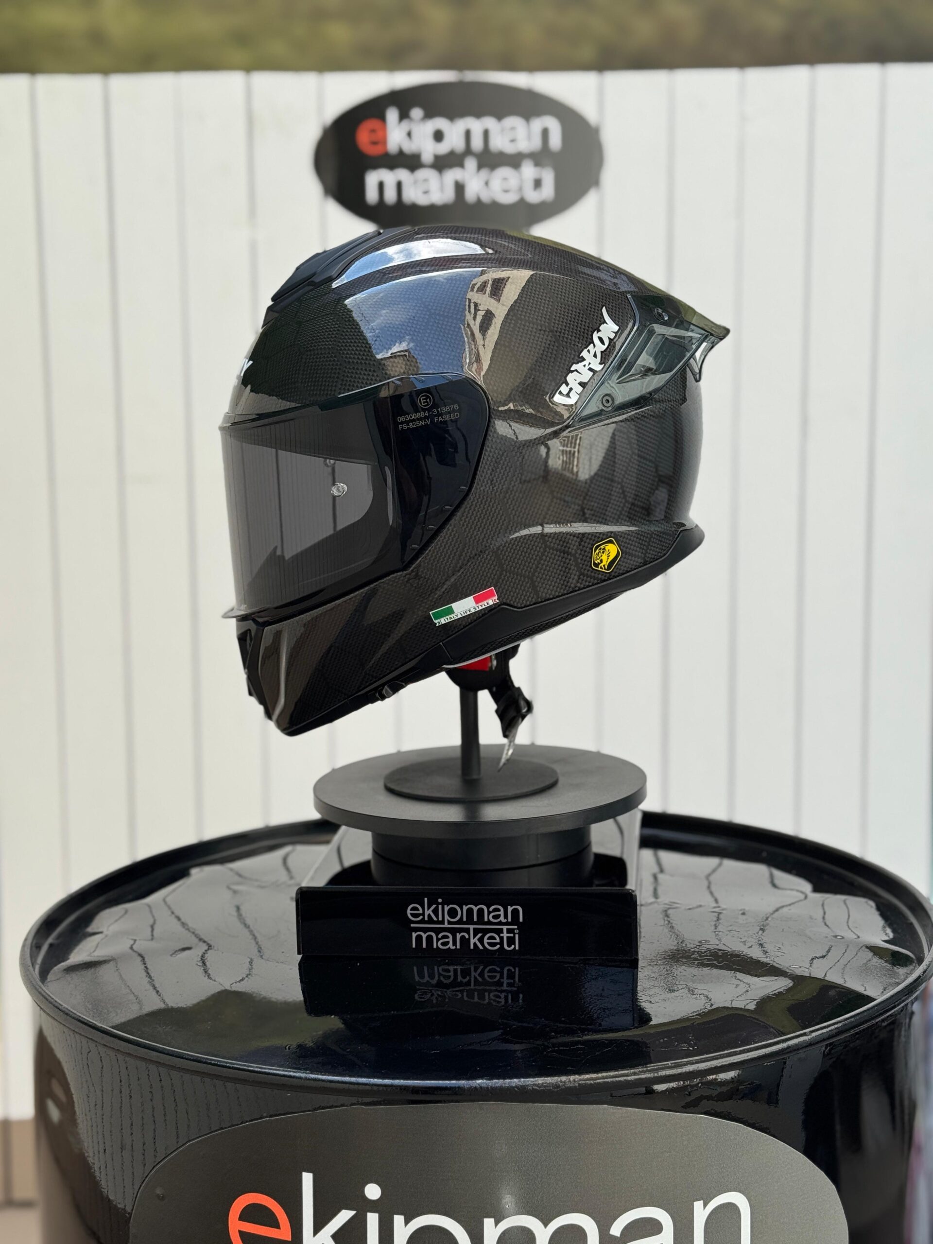 SWAY SNAKE CARBON Fiber FULFACE HELMET - Görsel 2