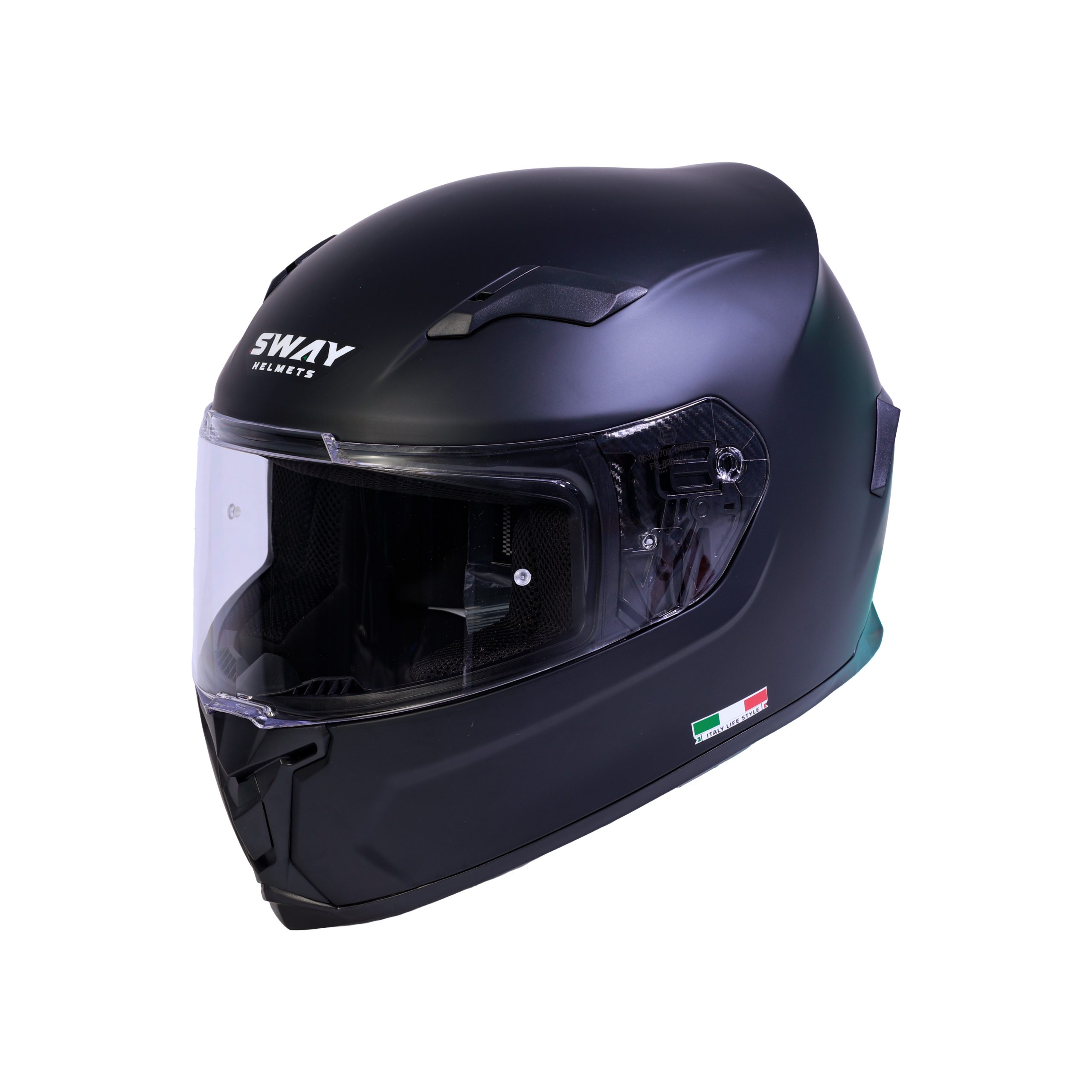 SWAY SW 820 Matt Siyah Full Face - Görsel 2
