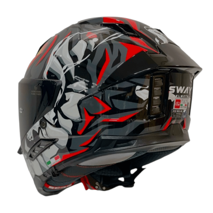 Sway Kapalı Kask Sw 868 Cannibal - Görsel 3