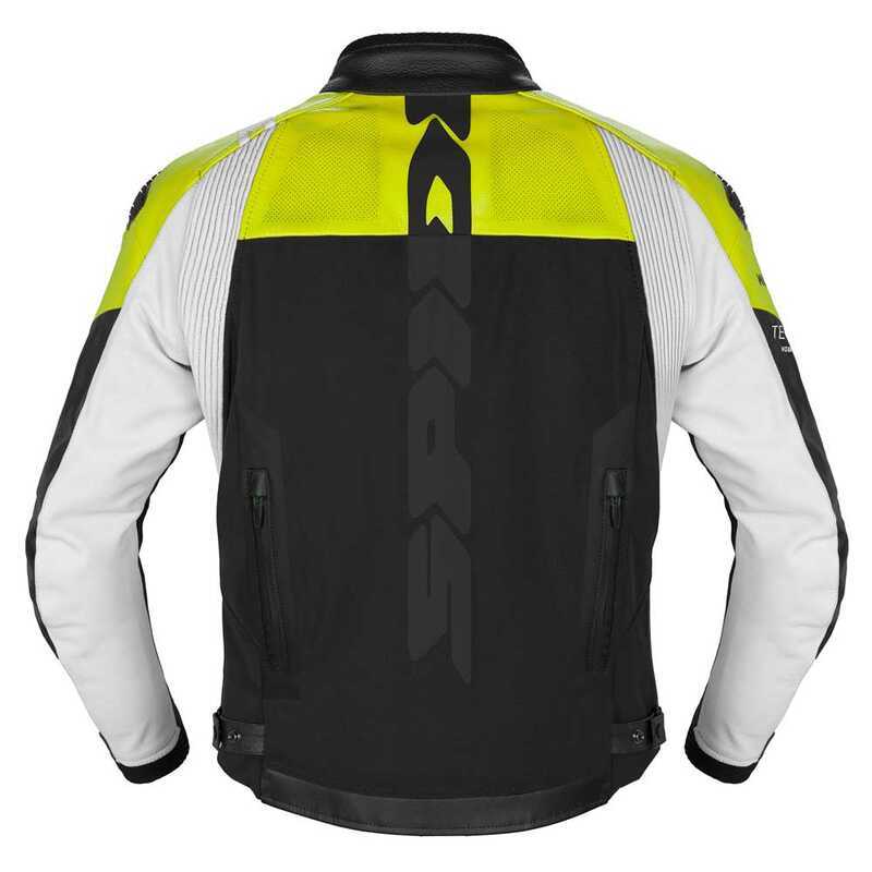 SPIDI Dp Progressıve Hybrıd Perforated Deri Ceket Sarı - Görsel 2